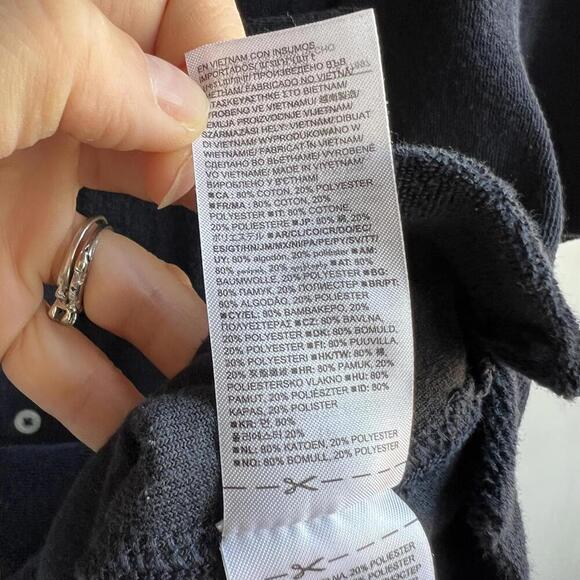 GAP Women's XS Blue Short Sleeve Button Down Shirt Top Terry Cloth Terrycloth - Picture 5 of 11